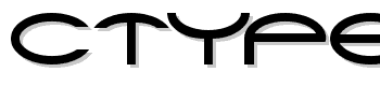 Ctype-Aoe font